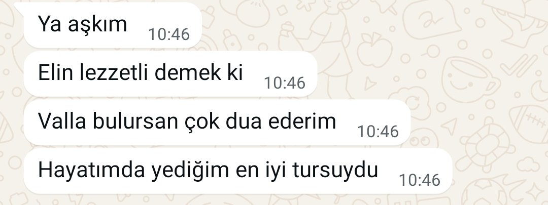 Övünmek gibi olursa olsun çok güzel turşu yaparım