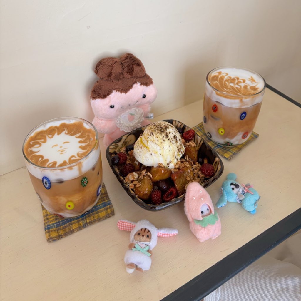 귀여운 가나디가 있는 카페