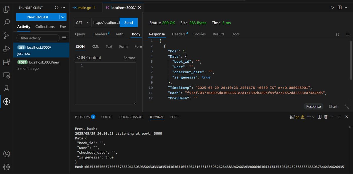 Nitinkush19213's tweet photo. 💡 Learned how blockchain concepts like immutability &amp; hash linking helps to solve real-world problems like record tracking.

💡 Great hands-on with blockchain + Go!

#GoLang #Blockchain #100DaysOfCode #GolangProjects #BackendDevelopment #DevJourney #BuildInPublic #WebDev https://t.co/haLpnV4KiV
