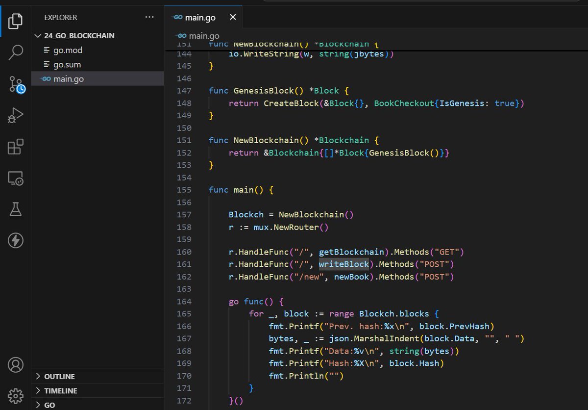 Nitinkush19213's tweet photo. 💡 Learned how blockchain concepts like immutability &amp; hash linking helps to solve real-world problems like record tracking.

💡 Great hands-on with blockchain + Go!

#GoLang #Blockchain #100DaysOfCode #GolangProjects #BackendDevelopment #DevJourney #BuildInPublic #WebDev https://t.co/haLpnV4KiV