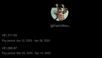 PathOfMen_'s tweet image. Want to grow your X audience & make bank?
"The Art of X" shows you how I earn > $6K/mo
Grab it now:gumroad.com/a/880890067/XF…
