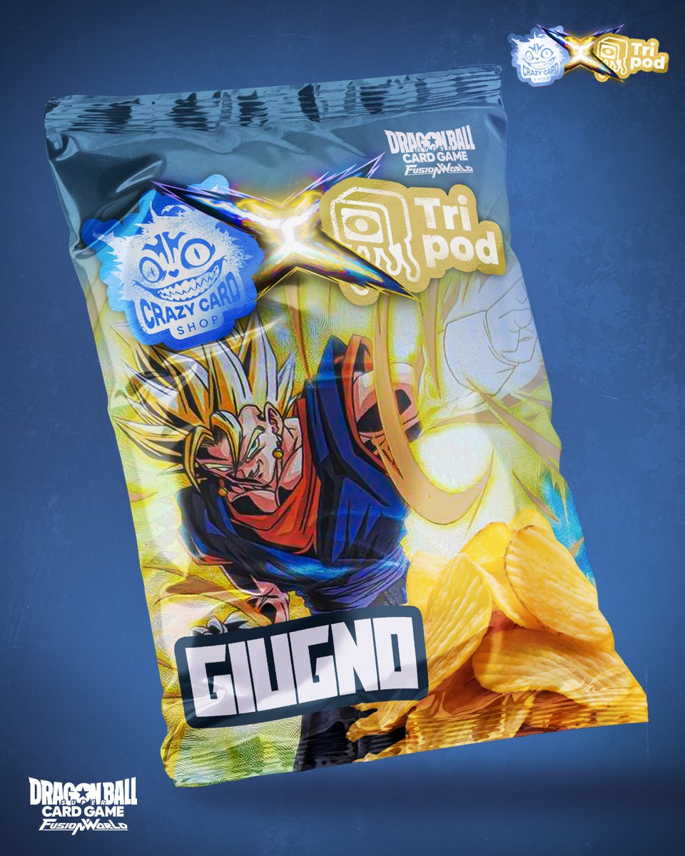 Tri_pod88's tweet image. Crazy Card Shop 🐱 Dragon Ball Fusion World TCG - Eventi Giugno💥Per info e iscrizioni scrivici qui su insta 🚀

#dbcommunity #dbscommunity #dragonballsparking #dragonballsparkingzero #dbs #dragonball #dragonballsuper #dbz #fusionworld #dbfusionworld #dbsfusionworld