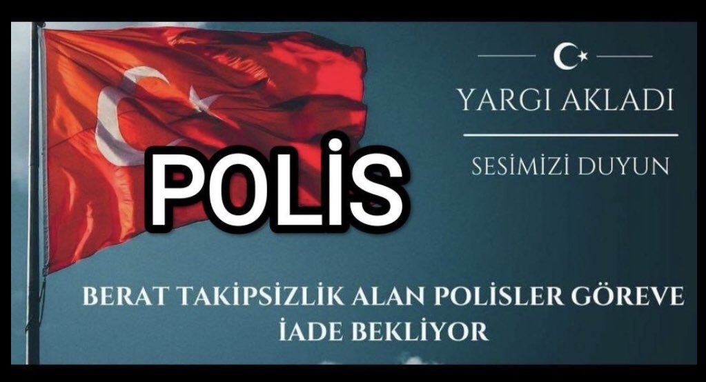 <a href="/tv5televizyonu/">TV5</a> <a href="/AyhanSeferUSTUN/">Ayhan Sefer ÜSTÜN</a> Devlet ebed müddettir🇹🇷
Devlet ADALETTİR🇹🇷
Eli kanlı pkk ile bile kucaklaşılan bu dönemde Takipsizlik Beraat almasına rağmen iltisak gibi belirsiz bir kavramla idari olarak ihraç edilen bu vatanın öz evlatları SUÇSUZ Anadolu çocukları görevine iade edilmelidir. #khklıyıdaekle