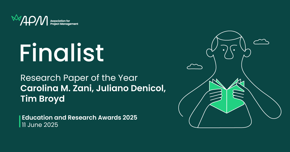 Juliano Denicol (@juliano_denicol) on Twitter photo Thrilled that our ๐๐ผ๐ฟ๐น๐ฑโ๐ ๐น๐ฎ๐ฟ๐ด๐ฒ๐๐ review of Organisation Design in megaprojects is a finalist:
โ
๐ฅ๐ฒ๐๐ฒ๐ฎ๐ฟ๐ฐ๐ต ๐ฃ๐ฎ๐ฝ๐ฒ๐ฟ ๐ผ๐ณ ๐๐ต๐ฒ ๐ฌ๐ฒ๐ฎ๐ฟ ๐๐๐ฎ๐ฟ๐ฑ by the Association for Project Management.
Megaproject Delivery Centre @UCL
Paper: doi.org/10.1016/j.ijprโฆ Thrilled that our ๐๐ผ๐ฟ๐น๐ฑโ๐ ๐น๐ฎ๐ฟ๐ด๐ฒ๐๐ review of Organisation Design in megaprojects is a finalist:
โ
๐ฅ๐ฒ๐๐ฒ๐ฎ๐ฟ๐ฐ๐ต ๐ฃ๐ฎ๐ฝ๐ฒ๐ฟ ๐ผ๐ณ ๐๐ต๐ฒ ๐ฌ๐ฒ๐ฎ๐ฟ ๐๐๐ฎ๐ฟ๐ฑ by the Association for Project Management.
Megaproject Delivery Centre @UCL
Paper: doi.org/10.1016/j.ijprโฆ