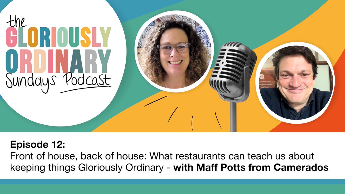 Gloriously Ordinary Lives (@gloriouslyol) on Twitter photo On the podcast I chat with <a href="/MaffPotts/">Maff Potts</a> founder of <a href="/Camerados_org/">Association of Camerados</a>
We explore Maff's concept of front of house versus back of house - how we bring dehumanising policies and procedures into spaces where people should feel human and valued.
Listen here:
gloriouslyordinarylives.co.uk/gloriously-ord… On the podcast I chat with <a href="/MaffPotts/">Maff Potts</a> founder of <a href="/Camerados_org/">Association of Camerados</a>
We explore Maff's concept of front of house versus back of house - how we bring dehumanising policies and procedures into spaces where people should feel human and valued.
Listen here:
gloriouslyordinarylives.co.uk/gloriously-ord…