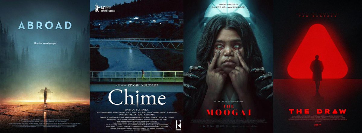 #Chime, #TheDraw, #TheMoogai, #Abroad, en Sección Oficial, y #MagazineDreams, #TokyoEvilHotel, #Gravediggers y #TheReignOfQueenGinnarra, en Aquelarres, se suman a la programación para #PUFA2025 👻 

Más información:

pufa.es/2025/06/nuevo-…