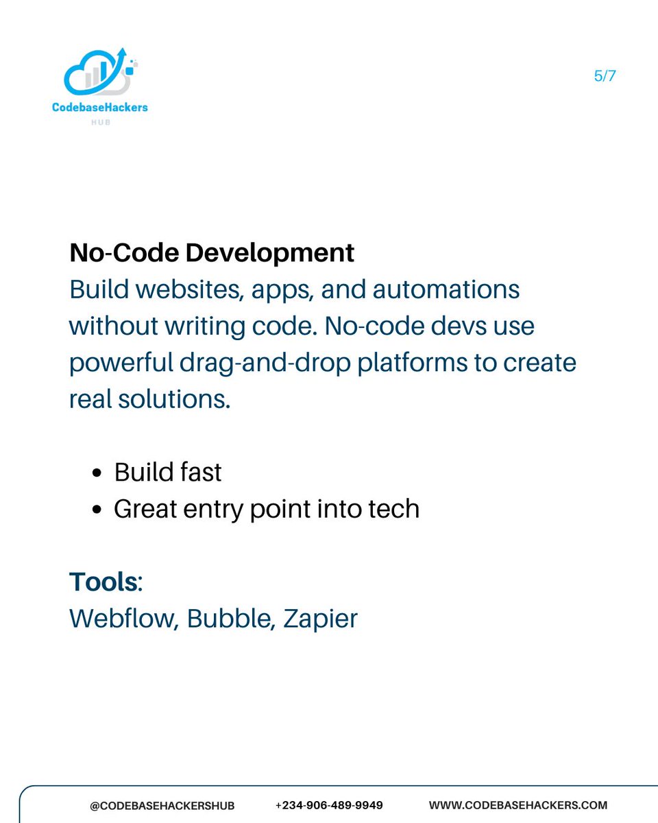 Codebasehackers's tweet image. 💬 Drop a comment if one of these roles caught your attention
📥 DM us to learn how to get started

#CodebaseHackersHub #NoCode #TechCareers #BreakIntoTech #UIUXDesign #ProductManagement #DataAnalytics #TechSales #LearnTech #TechIsForEveryone
#4EVE Amen #JHOPE Dembrele Doue