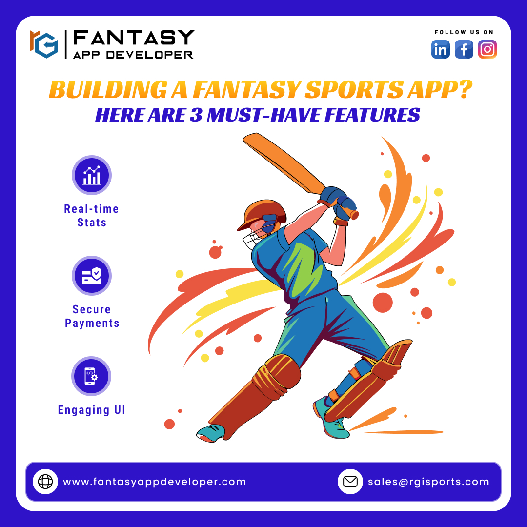 Turn sports passion into profits! Our white-label fantasy sports app delivers thrilling experiences for fans.

Contact us today- 

📞 91-982-868-6605
✉️ sales@rgisports.com
➡️ fantasyappdeveloper.com/white-label-fa…

#FantasySports #WhiteLabelApp #SportsFans #GamingApp