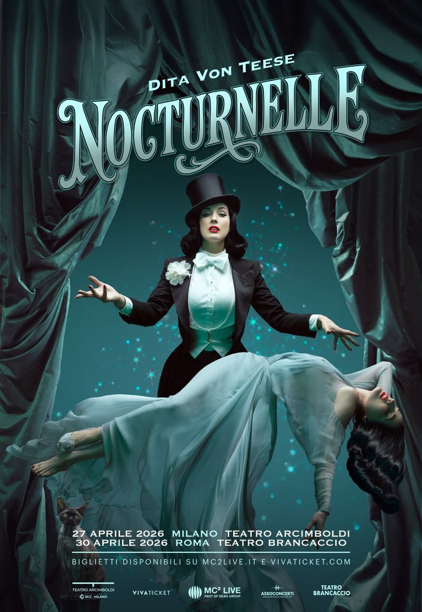 Metallus.it (@metallus_it) on Twitter photo Dita Von Teese: due date in Italia ad aprile 2026 con Nocturnelle! metallus.it/dita-von-teese… #DitaVonTeese <a href="/TAMarcimboldi/">TAM Teatro Arcimboldi Milano</a> <a href="/Brancacciotweet/">Teatro Brancaccio</a> <a href="/DitaVonTeese/">Dita Von Teese</a> Dita Von Teese: due date in Italia ad aprile 2026 con Nocturnelle! metallus.it/dita-von-teese… #DitaVonTeese <a href="/TAMarcimboldi/">TAM Teatro Arcimboldi Milano</a> <a href="/Brancacciotweet/">Teatro Brancaccio</a> <a href="/DitaVonTeese/">Dita Von Teese</a>