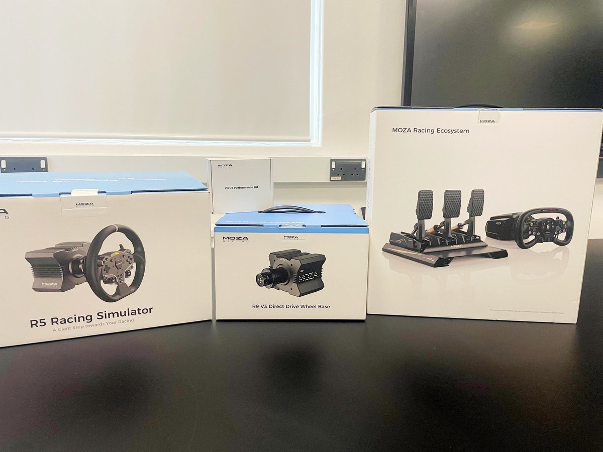 Huge thanks to <a href="/GTOmegaRacing/">GT Omega</a> and <a href="/moza_racing/">MOZA Racing</a> for hooking us up with a MOZA R9 racing bundle along with an R5 wheel! 🏎️🔥

Can’t wait to get these set up and take our sim racing to the next level.
#SimRacing #Esports
