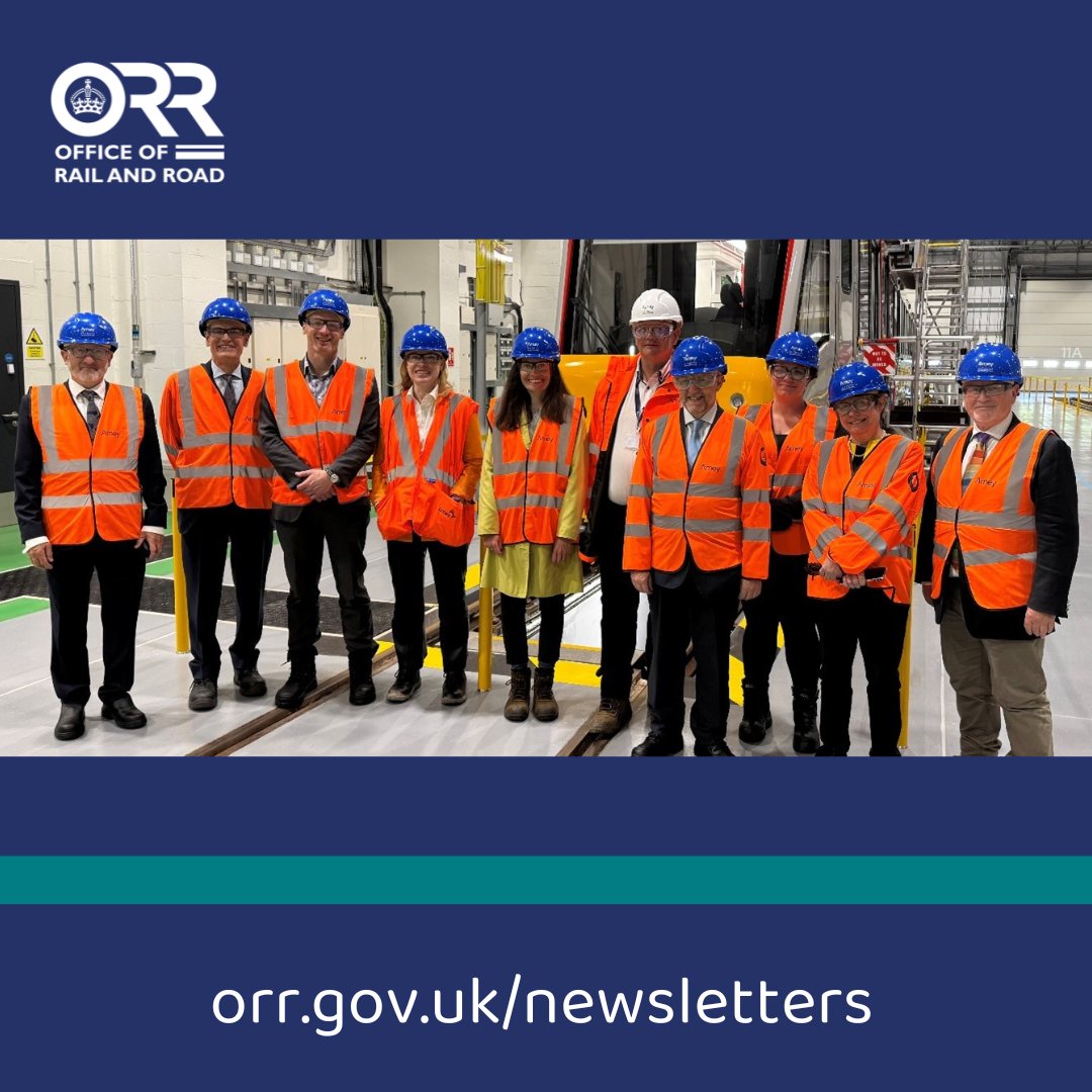 Read our latest newsletter to find out about:
 
🔹 Reviewing Accessible Travel Policy (ATP) Guidance requirements for failed assistance redress 
🔹 ORR study on train operators' passenger assistance practices
🔹 Our Board visits

Read the newsletter ➡ orr.gov.uk/search-news/of…
