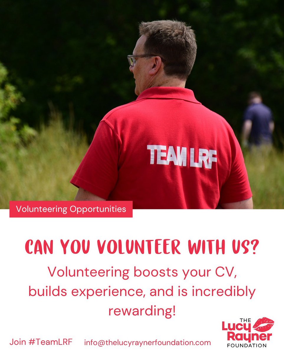 lucyraynerfoundation (@thelrfoundation) on Twitter photo We have several volunteering opportunities coming up this year, and we’d love to welcome you to our team!❤️
📧info@thelucyraynerfoundation.com
Volunteering Application Form 🔗thelucyraynerfoundation.com/volunteer/
#LRF #Volunteering We have several volunteering opportunities coming up this year, and we’d love to welcome you to our team!❤️
📧info@thelucyraynerfoundation.com
Volunteering Application Form 🔗thelucyraynerfoundation.com/volunteer/
#LRF #Volunteering