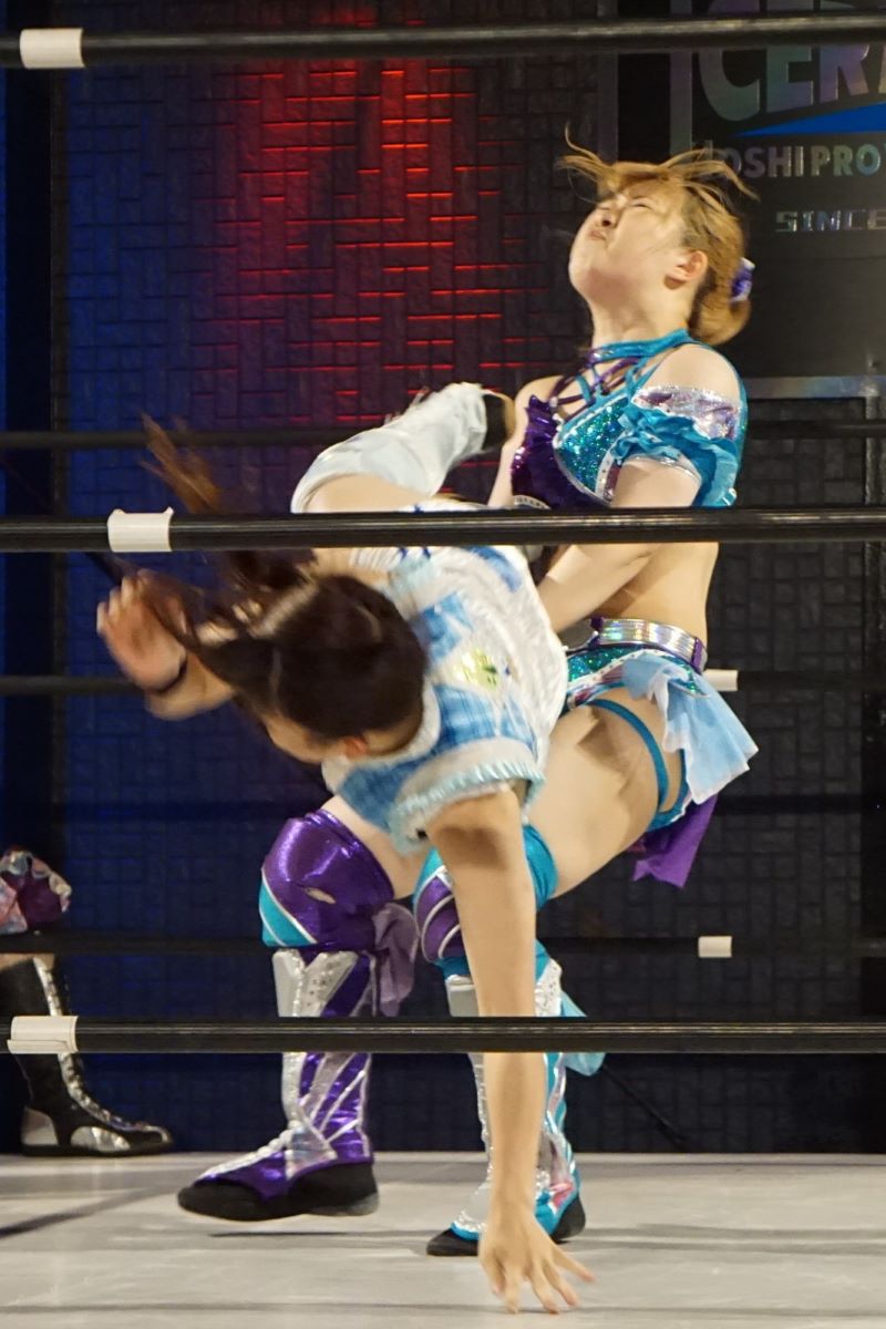 「アイスリボン1423」メイン-1
勝愛実＆✕若菜きらり (14:49 きゅうりバスター→エビ固め) 〇弓李＆松下楓歩
#iceribbon #はっぴぃかめら