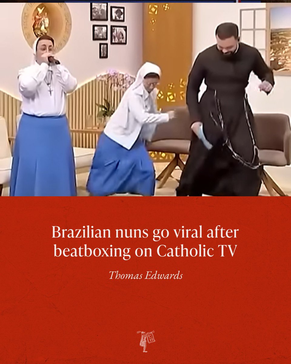 Two Brazilian nuns from the Copiosa Redenção congregation have gone viral after an impromptu beatboxing session. 

Read here ➡️ heraldl.ink/brazilian-nuns

#Nuns #Catholic #Brazil