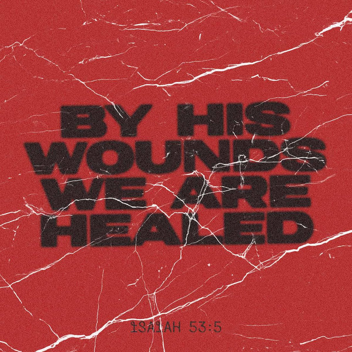 Isaiah 53:5 KJV
[5] But he was wounded for our transgressions, he was bruised for our iniquities: the chastisement of our peace was upon him; and with his stripes we are healed.