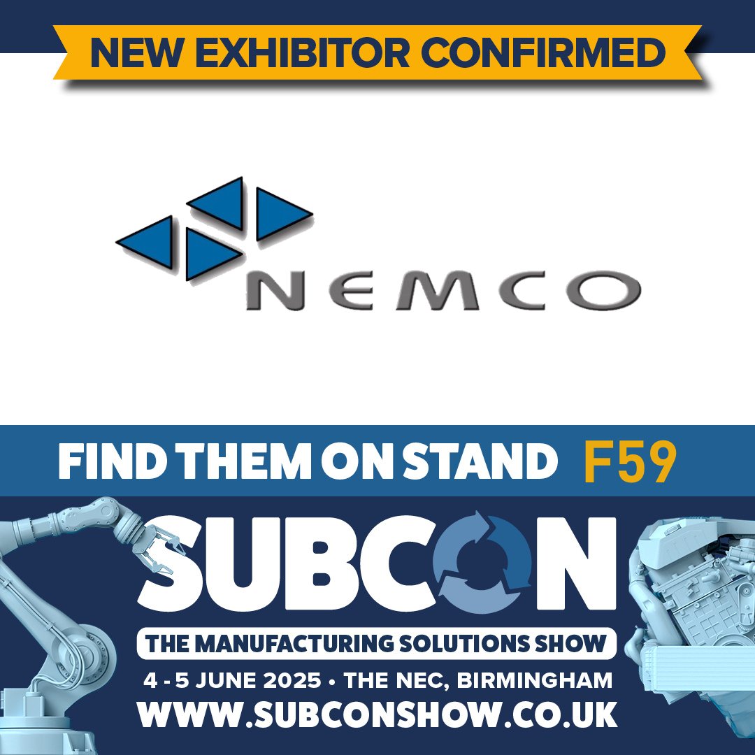 SubconShow's tweet image. It is Show Week! Nemco Ltd with be exhibiting at #Subcon2025 on stand F59🥳🤩
Nemco is a UK based contract electronics manufacture.
Register FREE now ➡️ow.ly/u6A050VP7CU..