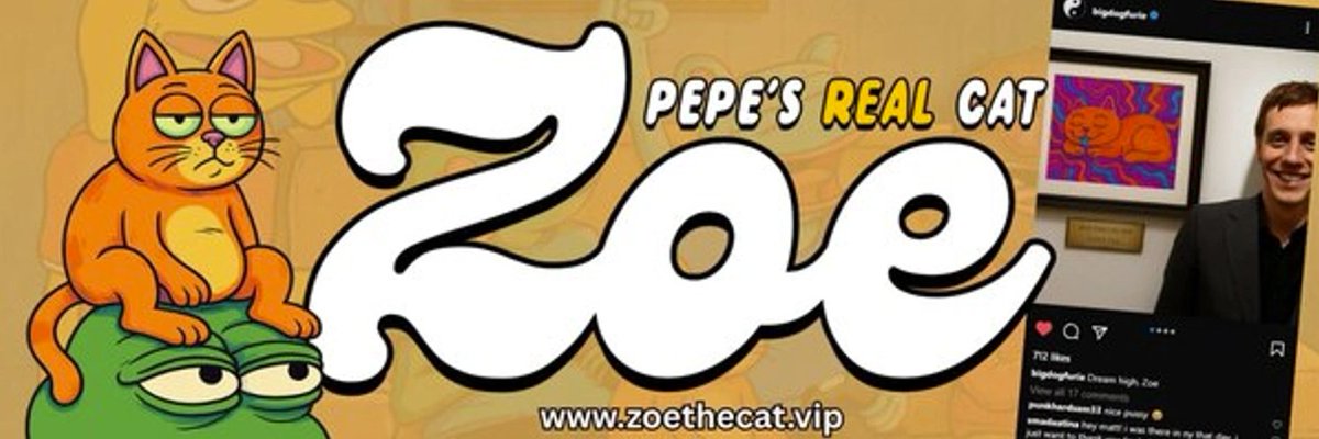 ZOE - Pepe's Cat

Nếu chúng ta có hai thằng PvP siêu mạnh với nhau là Zeus Pepe's Dog thì chúng ta chỉ có một Zoe Pepe's Cat. Nếu Zeus đã tăng lên đến mức ATH hơn 50 triệu đô vốn hoá, thì tôi cũng mong đợi Zoe chỉ cần 1/10 của ATH này thôi là được rồi.

CA: