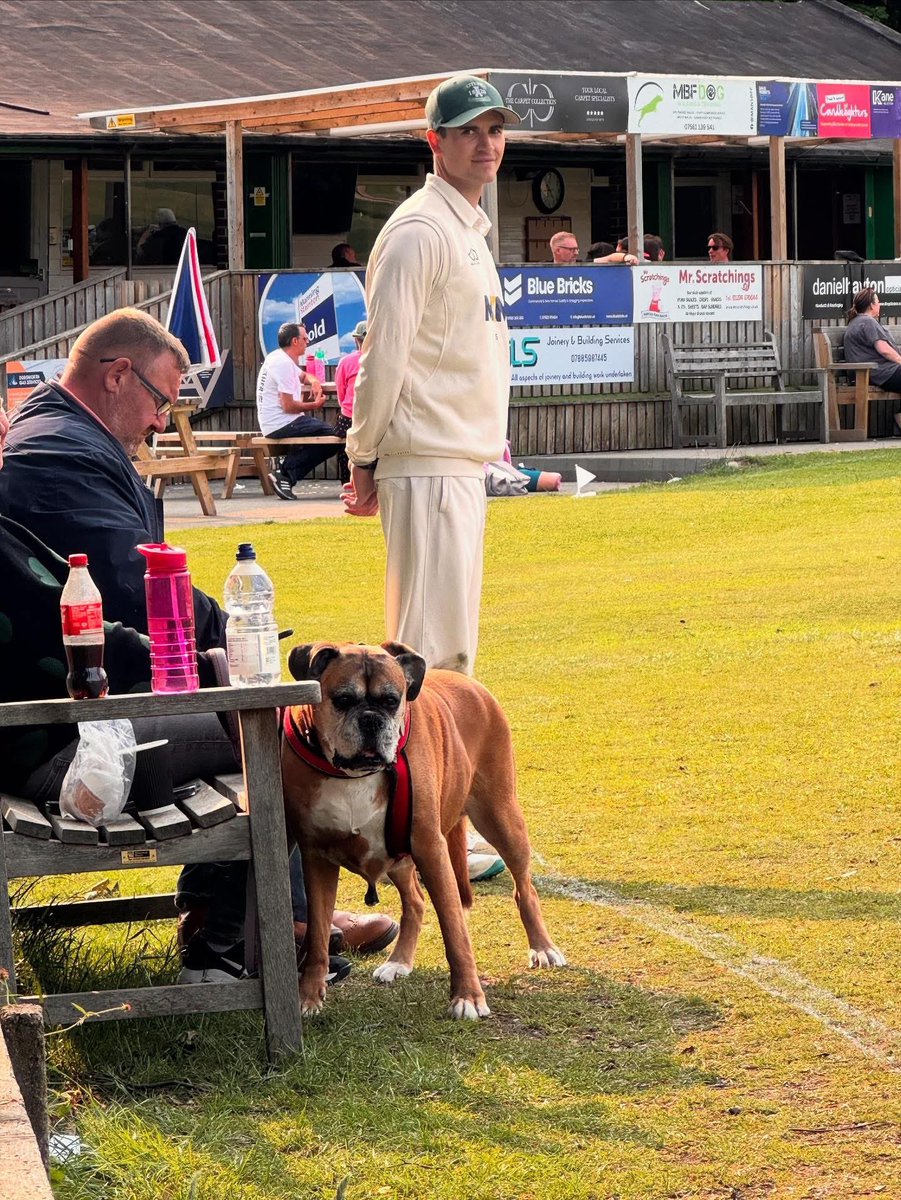 BoyceTim's tweet image. Heading back to London shortly after a stint at Otley / Harrogate watching the young fella.  @WG_RumblePants this pic sums up everything that is great about cricket in your part of the world.
