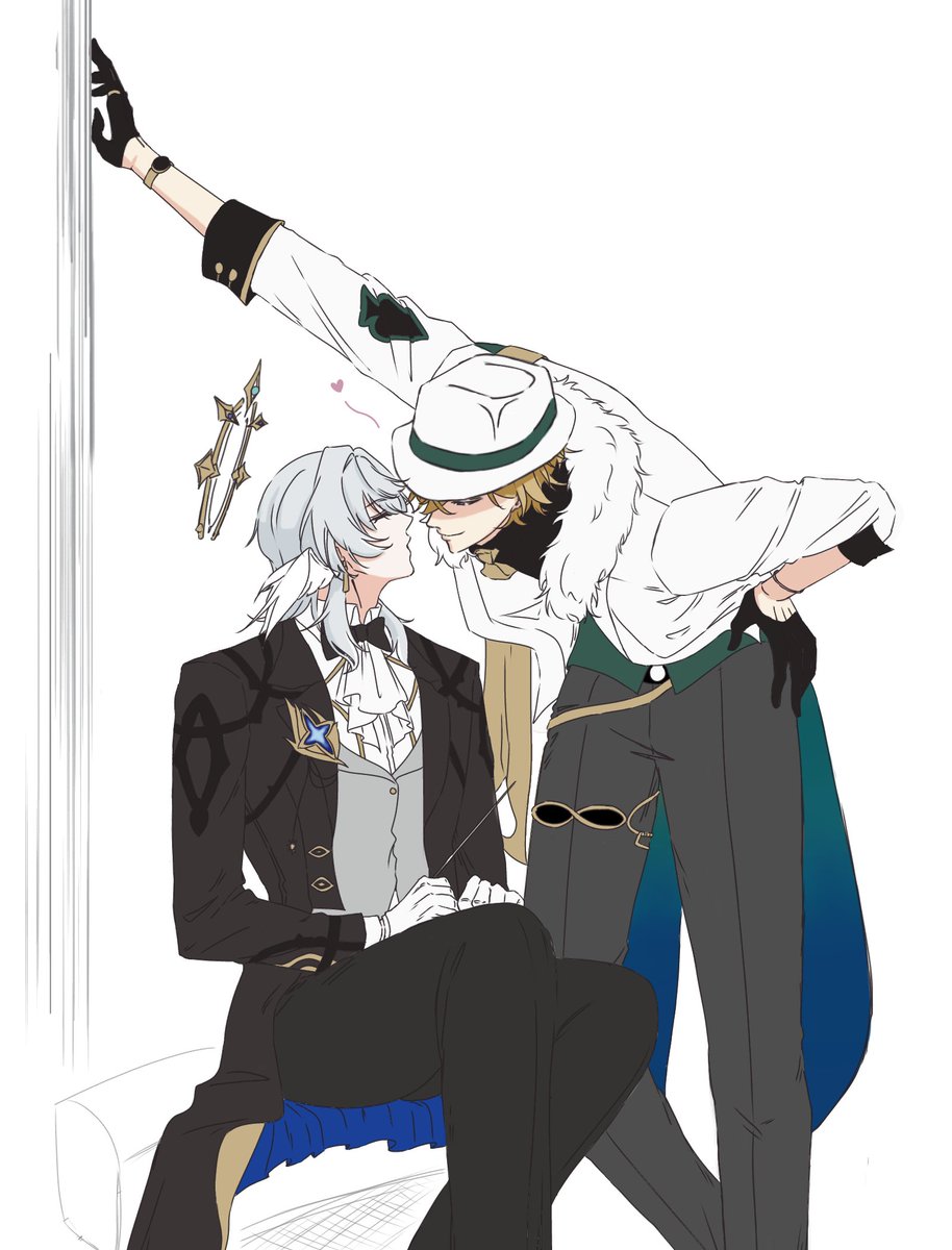 #AvenDay 
a kiss before the show starts