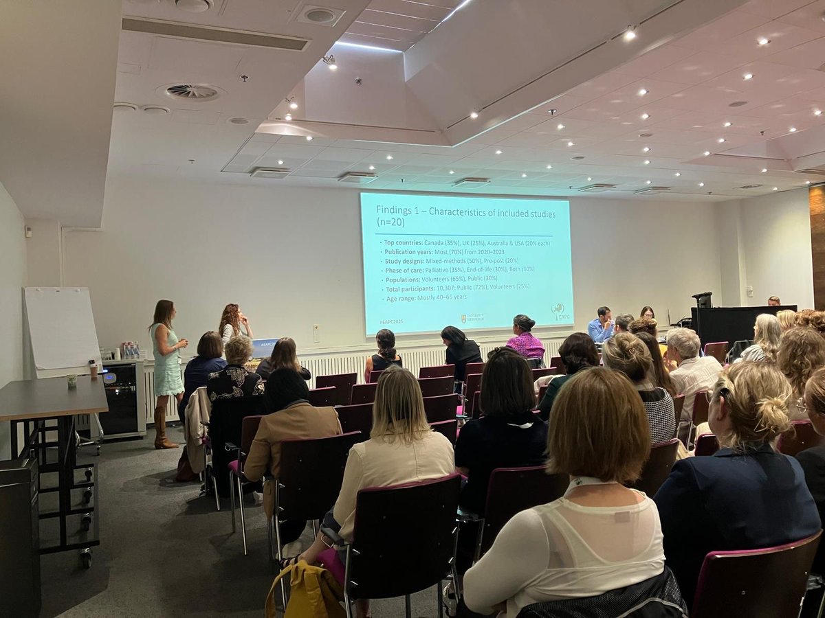 REACH Research UoB (@uob_reach) on Twitter photo #REACH team <a href="/CaraBaileyEOLC/">Cara Bailey</a> and <a href="/SeckinMuzeyyen/">Dr Muzeyyen Seckin 💙</a> presenting on review of public education programmes in #EOLC #EAPC2025 <a href="/unibirm_CMH/">College of Medicine and Health (UoB)</a> <a href="/unibirmingham/">Uni of Birmingham</a> #REACH team <a href="/CaraBaileyEOLC/">Cara Bailey</a> and <a href="/SeckinMuzeyyen/">Dr Muzeyyen Seckin 💙</a> presenting on review of public education programmes in #EOLC #EAPC2025 <a href="/unibirm_CMH/">College of Medicine and Health (UoB)</a> <a href="/unibirmingham/">Uni of Birmingham</a>