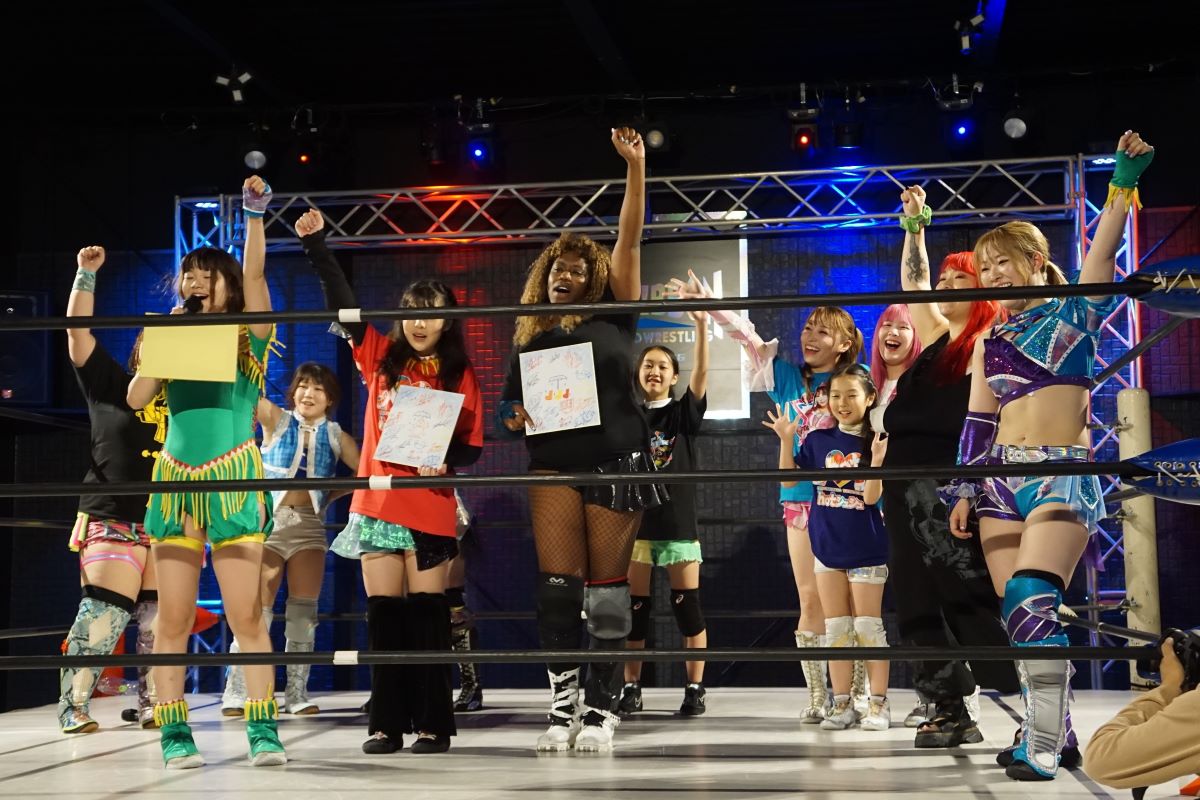 「アイスリボン1423」メイン-3～エンディング
勝愛実＆✕若菜きらり (14:49 きゅうりバスター→エビ固め) 〇弓李＆松下楓歩
#iceribbon #はっぴぃかめら　#勝は締められない