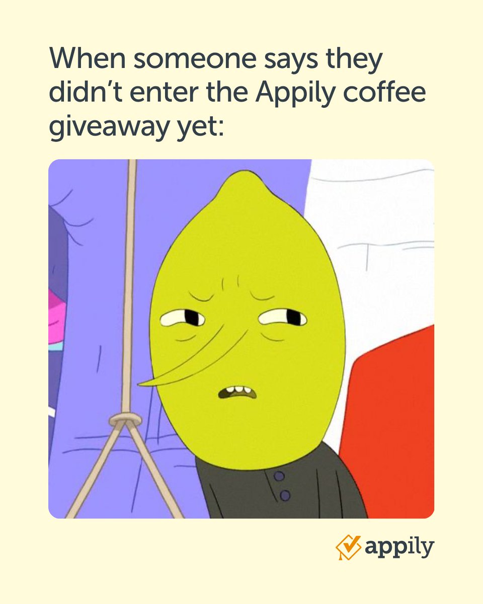AppilyCom's tweet photo. All you need to do is add 10 colleges to your list on Appily! Last day to enter is June 10th ✨
#StudentMemes #Giveaway #AdventureTime #Lemongrab https://t.co/b86PnJxgmf