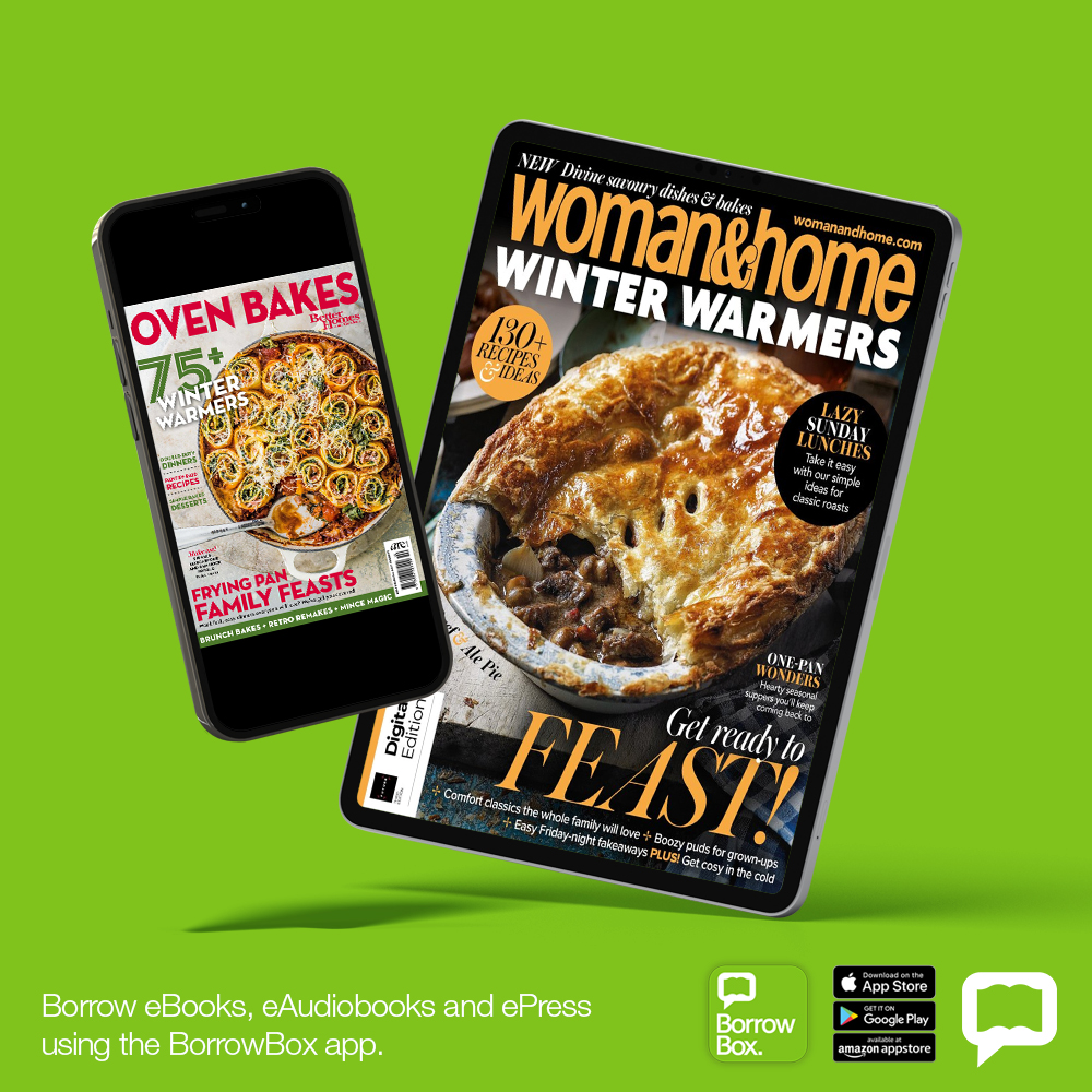 BorrowBox (@borrowbox) on Twitter photo Warm up your week with mouthwatering bakes, rich ragus, and boozy puds! Find cosy recipes and clever winter tips in the latest food and lifestyle eMagazines on #BorrowBox.
@bhgaus <a href="/womanandhome/">woman&home</a> Warm up your week with mouthwatering bakes, rich ragus, and boozy puds! Find cosy recipes and clever winter tips in the latest food and lifestyle eMagazines on #BorrowBox.
@bhgaus <a href="/womanandhome/">woman&home</a>