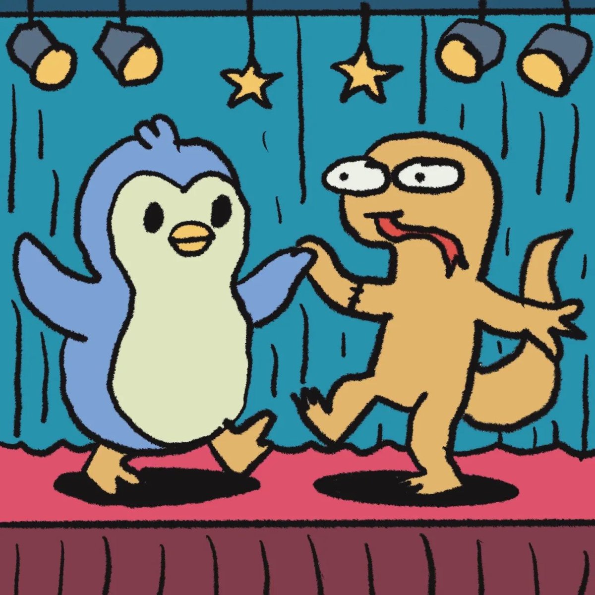 when its still start of the week but u already dancing w ur frens