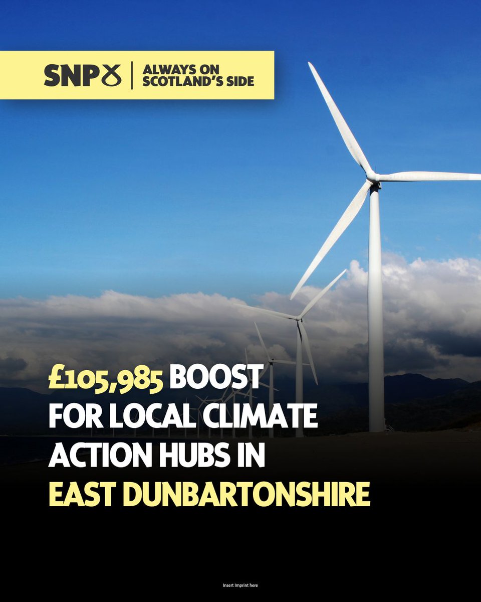 This funding is fantastic news - a vital step in empowering our communities to lead the transition to a greener, fairer future.

East Dunbartonshire Climate Action Hub is a brilliant example of grassroots action in motion. 

Find out more here: eastdunbartonshireclimateaction.org.uk