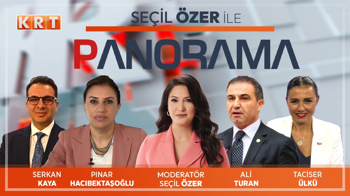 KRT TV (@krtcanli) on Twitter photo 24. Dönem Milletvekili Ali Turan (<a href="/AliTuranTBMM/">Ali Turan</a>), Hukukçular Taciser Ülkü (<a href="/AvTaciser/">Taciser ÜLKÜ</a>), Pınar Hacıbektaşoğlu (<a href="/pinarhacibektas/">Pınar Kandemir Hacıbektaşoğlu</a>) ve Serkan Kaya (<a href="/avkayaserkan/">Av. Serkan Kaya</a>) yarın saat 20.00'de Seçil Özer (<a href="/secilozer/">Seçil Özer</a>) ile #Panorama programına konuk oluyor 24. Dönem Milletvekili Ali Turan (<a href="/AliTuranTBMM/">Ali Turan</a>), Hukukçular Taciser Ülkü (<a href="/AvTaciser/">Taciser ÜLKÜ</a>), Pınar Hacıbektaşoğlu (<a href="/pinarhacibektas/">Pınar Kandemir Hacıbektaşoğlu</a>) ve Serkan Kaya (<a href="/avkayaserkan/">Av. Serkan Kaya</a>) yarın saat 20.00'de Seçil Özer (<a href="/secilozer/">Seçil Özer</a>) ile #Panorama programına konuk oluyor