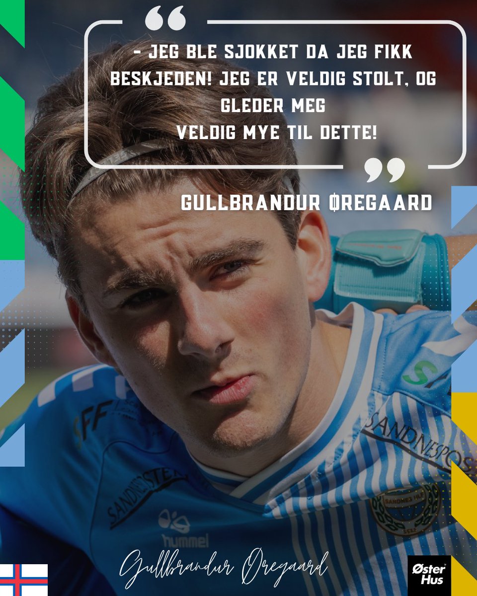 🇫🇴 Vi gratulerer vår kaptein, Gullbrandur Øregaard med uttak til Færøyene sitt A-landslag til kampene mot Georgia og Gibraltar 🔥

Gi gass, Gulli! 👊

#JobbaJobbaJobba