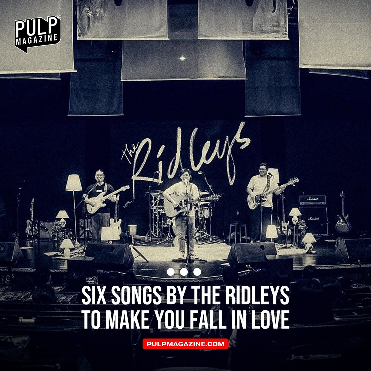 Alternative-folk act The Ridleys are known for their poetic, heartfelt music. Here are six songs from their catalog that'll make you want to fall in love.

READ: tinyurl.com/SixSongsbyTheR… 

#TheRidleys #AlternativeFolk #poetic #playlist #music #PULPMagazine <a href="/TheRidleysMusic/">The Ridleys</a>
