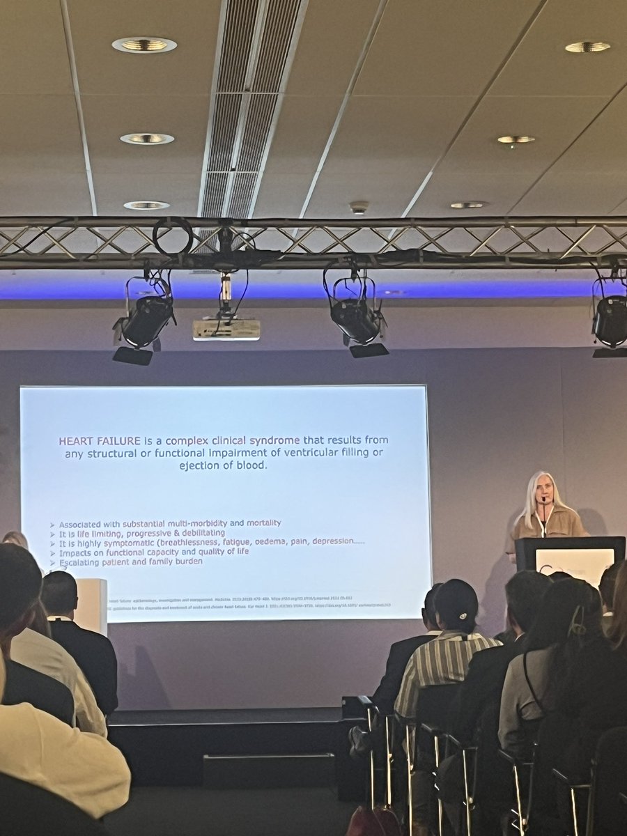 British Society for Heart Failure #theFword (@bsheartfailure) on Twitter photo A powerful session at #BCS2025 this morning, BSH Education Committee Member <a href="/YvonneMillerick/">Yvonne Millerick</a>, reiterating the importance of timely implementation of palliative care for people with end-stage heart failure.
#25in25 #HeartFailure A powerful session at #BCS2025 this morning, BSH Education Committee Member <a href="/YvonneMillerick/">Yvonne Millerick</a>, reiterating the importance of timely implementation of palliative care for people with end-stage heart failure.
#25in25 #HeartFailure