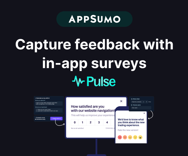 saasdeel's tweet photo. Understand your customers better with Pulse! 💬✨
Collect feedback, prevent churn, and prioritize your feature roadmap using in-app surveys.

Start improving today: https://t.co/ITiyk47wuO

#CustomerFeedback #SaaS #ProductManagement https://t.co/gcIlgWRcSz