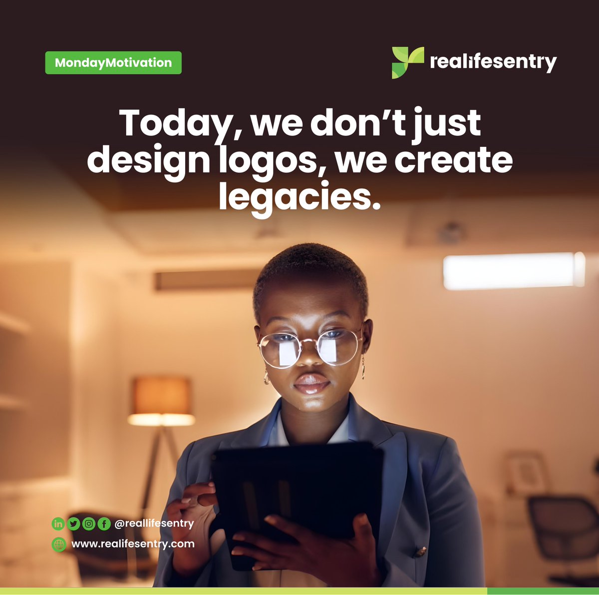 reallifesentry's tweet photo. We’re not just designing logos, we’re building lasting legacies.
Purpose fuels our process, and excellence shapes every detail.
#MondayMotivation #LegacyInDesign #Realifesentry #PurposeDrivenCreativity https://t.co/WHf5SJoSqb