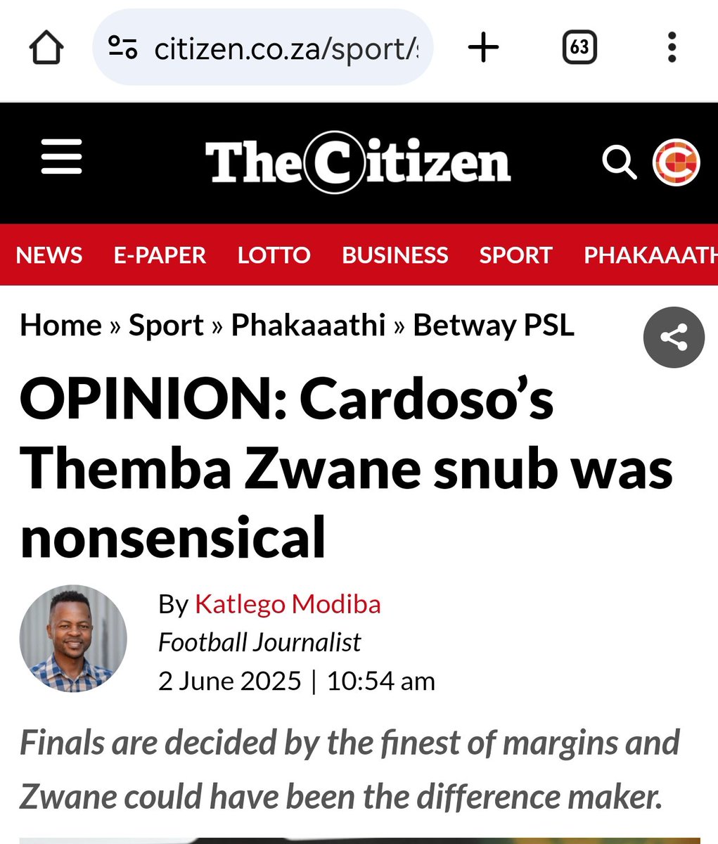 Here is my take on the Themba Zwane snub 

citizen.co.za/sport/soccer/l…
