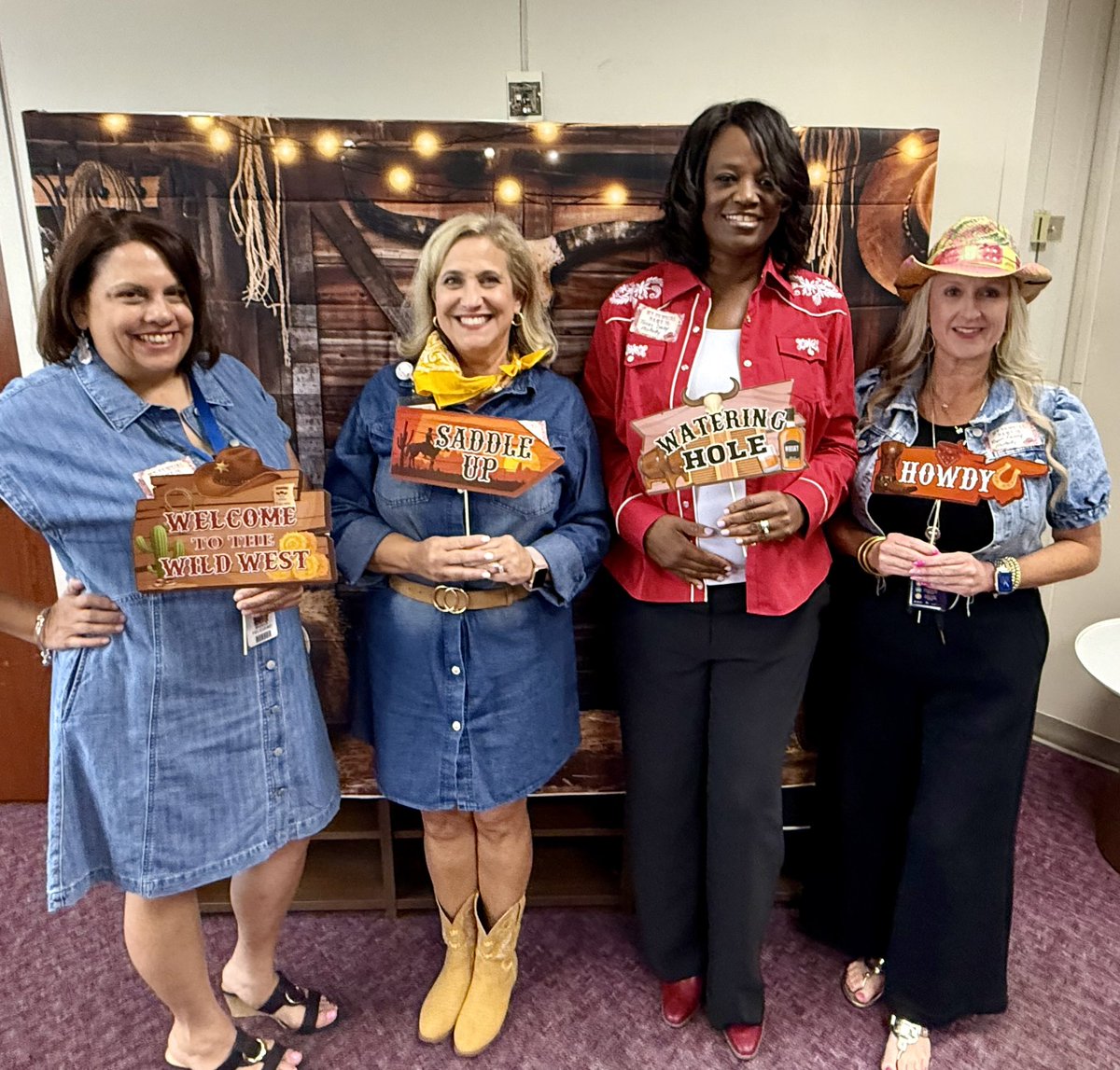 CSO_OCPS's tweet photo. The CSO department celebrated the end of a great year Western style with food, fellowship and fun! https://t.co/6hK8UIc91C