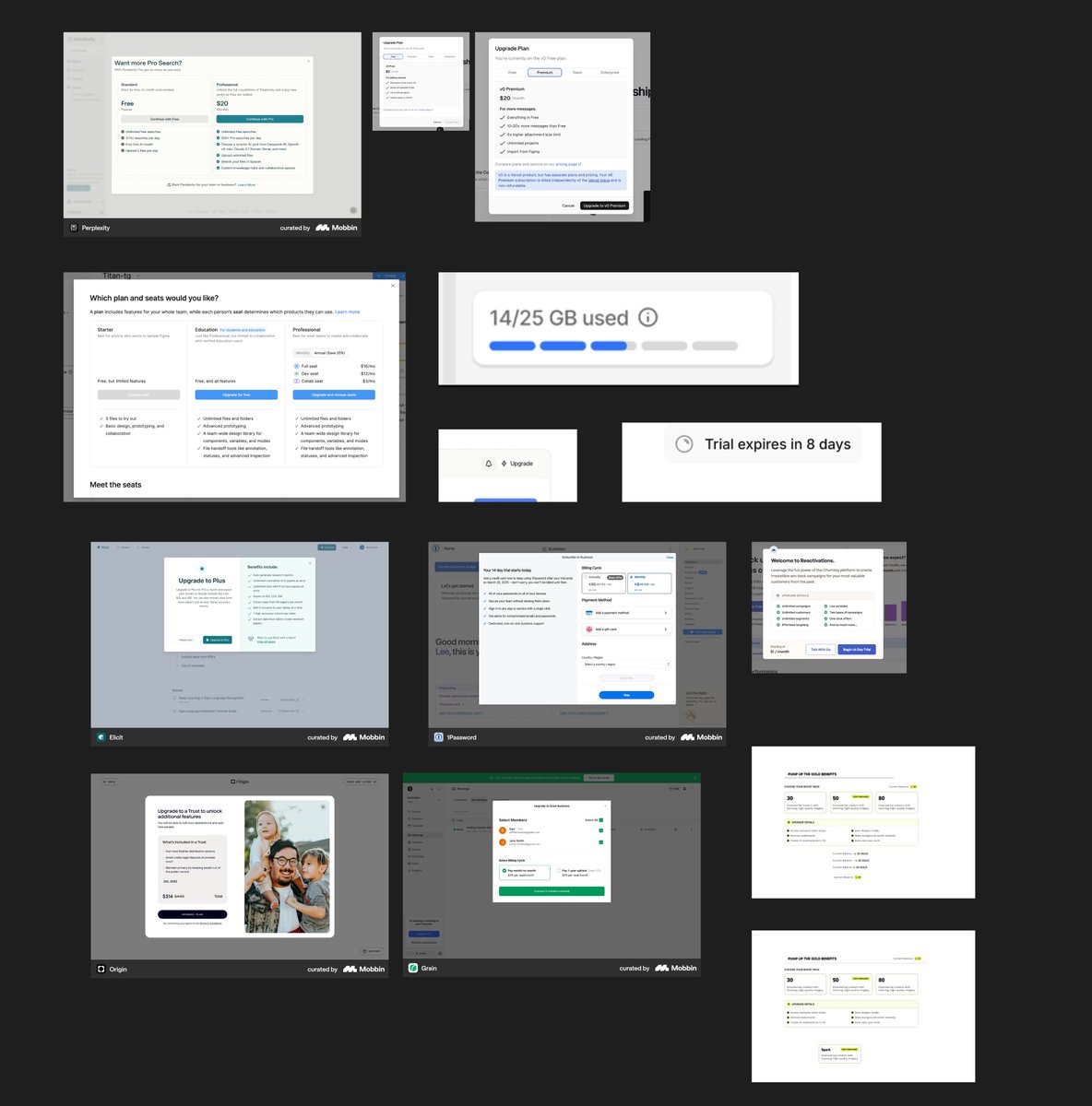 studying subscription &amp; paywall screens