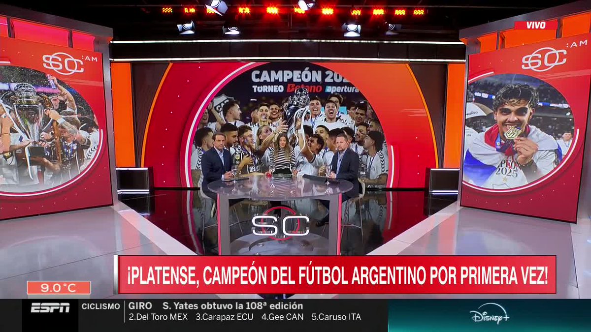 Prendete a la mañana informativa con #SportsCenterAM junto a <a href="/LRubinska/">Luciana Rubinska</a>, <a href="/FedeBueno73/">Federico Bueno</a> y Pablo Ferreira.

📺 #DisneyPlus
