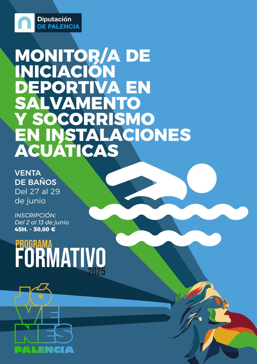 🚨 ¡ABRIMOS INSCRIPCIONES! 🚨
🎓 Curso de Monitor/a de Tiempo Libre en Baltanás o Aguilar de Campoo (2 ediciones disponibles)
🏊 Curso de Monitor/a de Iniciación Deportiva en Salvamento y Socorrismo en Instalaciones Acuáticas en Venta de Baños
diputaciondepalencia.es/sitio/juventud…
#Formación