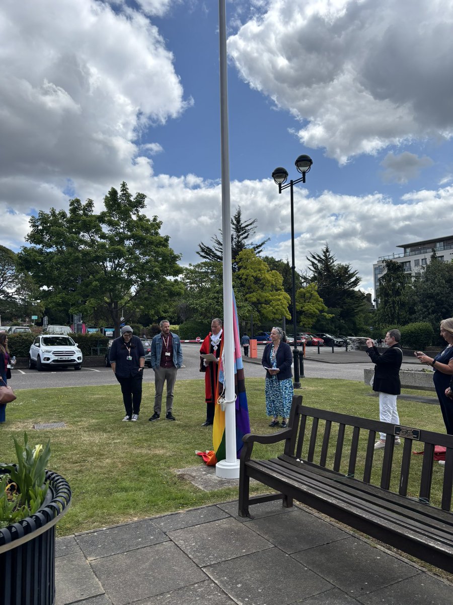 Labour Fay (@labourfay) on Twitter photo I used my lunch break today to attend the LGBTQ+ flag raising ceremony in #Havering on behalf of <a href="/Margaret4DR/">Margaret Mullane MP</a>. #Pride is an important time to celebrate LGBTQ+ identities but also shine a light on the prejudice their communities still face. We must continue to promote equality 🏳️🌈 I used my lunch break today to attend the LGBTQ+ flag raising ceremony in #Havering on behalf of <a href="/Margaret4DR/">Margaret Mullane MP</a>. #Pride is an important time to celebrate LGBTQ+ identities but also shine a light on the prejudice their communities still face. We must continue to promote equality 🏳️🌈