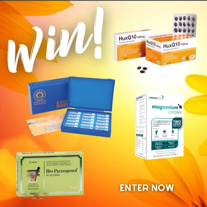 Your Healthy Living (@yhlmag) on Twitter photo Fantastic health products to win!
Enter for free: yourhealthyliving.co.uk/win2
Huxley Europe 5x HuxQ10 (heart-health)
<a href="/pharmanord_uk/">Pharma Nord UK</a> 2x Bio-Pycnogenol (circulatory system)
Helios Homoeopathy 4x19-remedy homeopathic kit
<a href="/ReviveActive/">Revive Active</a> 2xMagnesium Complex
Closes 30.6.25. Good luck! Fantastic health products to win!
Enter for free: yourhealthyliving.co.uk/win2
Huxley Europe 5x HuxQ10 (heart-health)
<a href="/pharmanord_uk/">Pharma Nord UK</a> 2x Bio-Pycnogenol (circulatory system)
Helios Homoeopathy 4x19-remedy homeopathic kit
<a href="/ReviveActive/">Revive Active</a> 2xMagnesium Complex
Closes 30.6.25. Good luck!