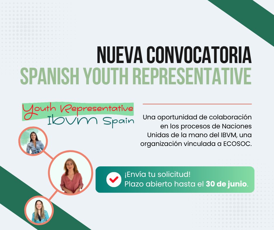 ceciliaibvm's tweet photo. ¿Jóvenes (18-26) con ganas de cambiar el mundo? 🕊️ IBVM lanza convocatoria para Spanish Youth Representative.
Plazo: 20 junio 2025. Más info: https://t.co/VtIEKarWnJ https://t.co/BRQ6wXi1zY