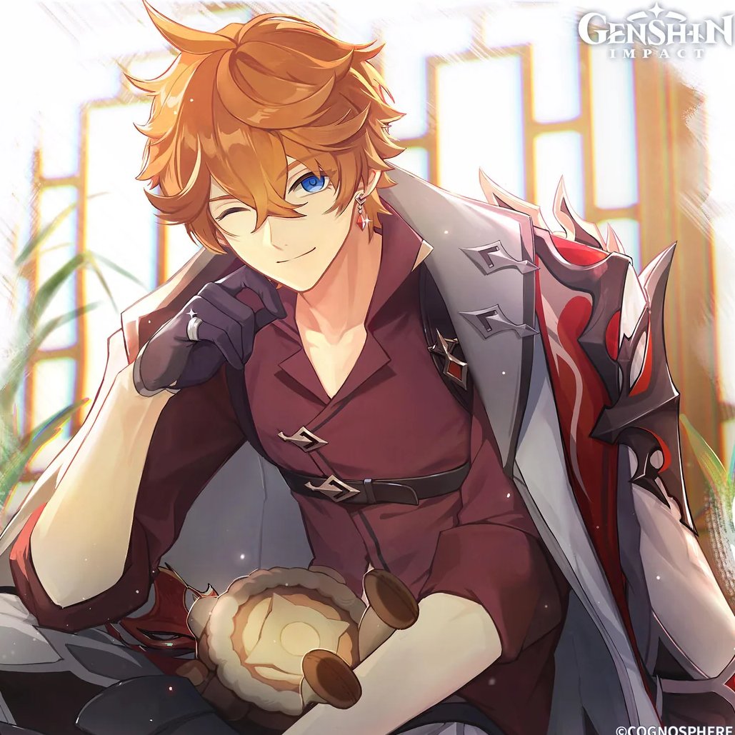 daphginjoka's tweet photo. Kaelix Debonair as Tartaglia (code name : Childe) https://t.co/yZO6wFk9TJ
