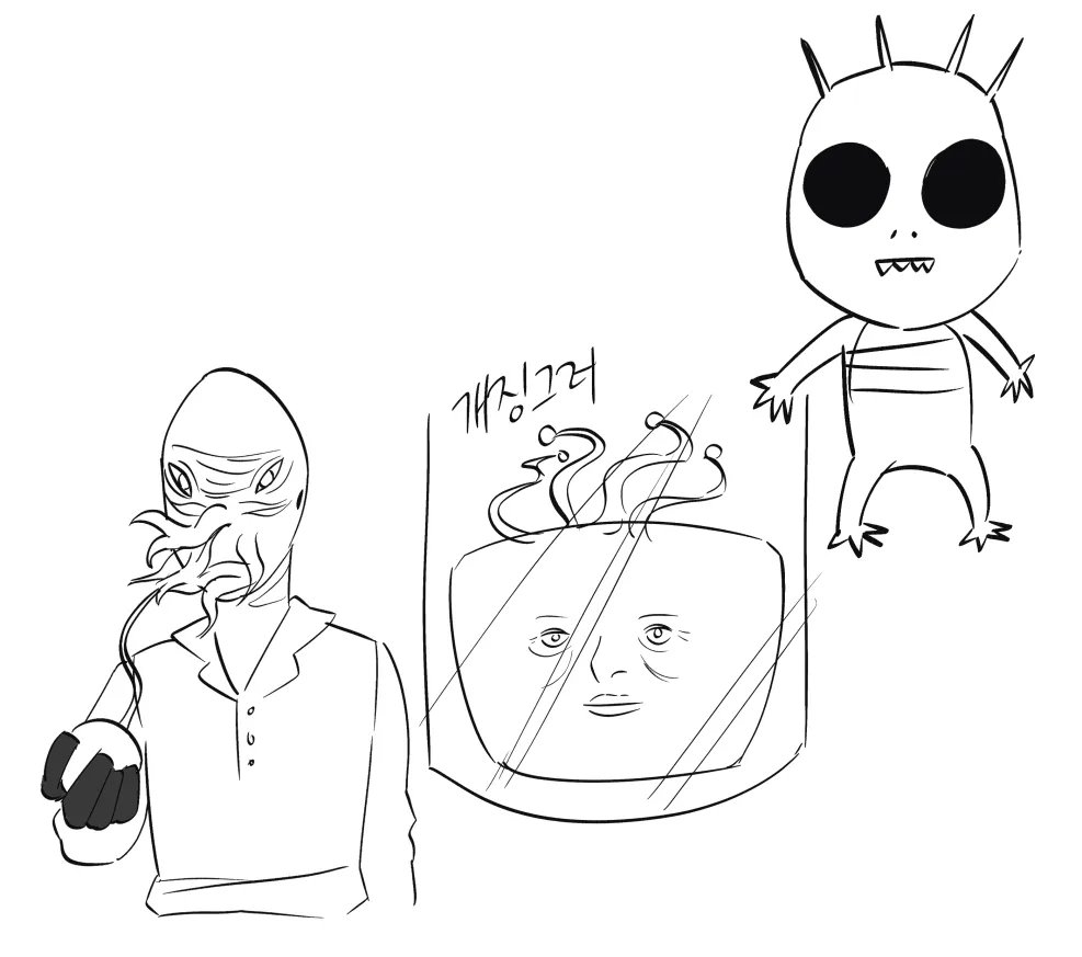 SuShi499's tweet image. 닥터후 안 본 친구한테 닥터후 캐릭터 묘사만 듣고 그리기 시켰음ㅋㅋㅋㅋㅋㅋㅋㅋ