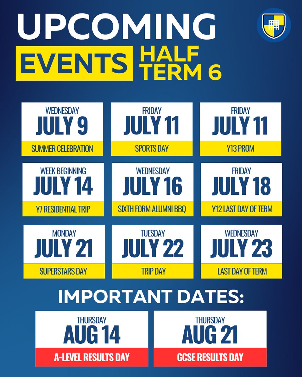 Welcome back!✨🙌

We hope you had a wonderful break and are feeling recharged and ready to go! This final term is packed with exciting events, activities and plenty of good vibes to wrap up the year in style.🥳 #TeamHeanor