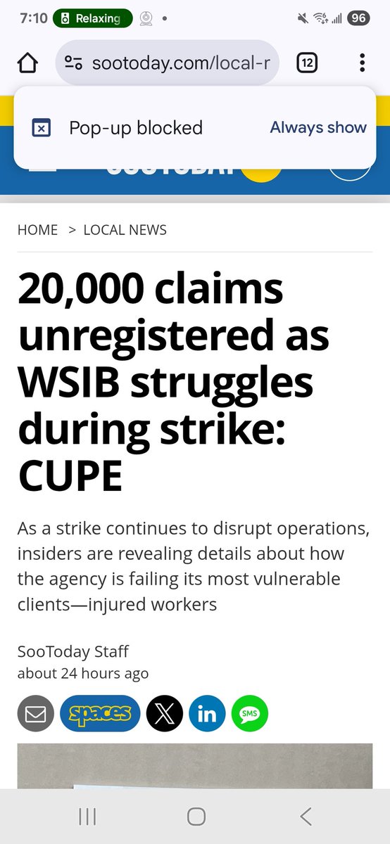 fight wcb (@fightthewcb) on Twitter photo According to CUPE representing striking <a href="/WSIB/">WSIB</a> working over 20,000 claims go unregistered how can <a href="/fordnation/">Doug Ford</a> let this happen?
What does <a href="/DavidPiccini/">David Piccini</a> intend to to do to settle the strike fairly?
#NotWorkingForWorkers
<a href="/jamiewestndp/">MPP Jamie West</a> <a href="/LiseVaugeois/">Lise Vaugeois</a> <a href="/Wayne_Gates/">Wayne Gates</a> <a href="/OntarioNDP/">Ontario NDP</a> <a href="/ONIWG/">ONIWG</a> According to CUPE representing striking <a href="/WSIB/">WSIB</a> working over 20,000 claims go unregistered how can <a href="/fordnation/">Doug Ford</a> let this happen?
What does <a href="/DavidPiccini/">David Piccini</a> intend to to do to settle the strike fairly?
#NotWorkingForWorkers
<a href="/jamiewestndp/">MPP Jamie West</a> <a href="/LiseVaugeois/">Lise Vaugeois</a> <a href="/Wayne_Gates/">Wayne Gates</a> <a href="/OntarioNDP/">Ontario NDP</a> <a href="/ONIWG/">ONIWG</a>