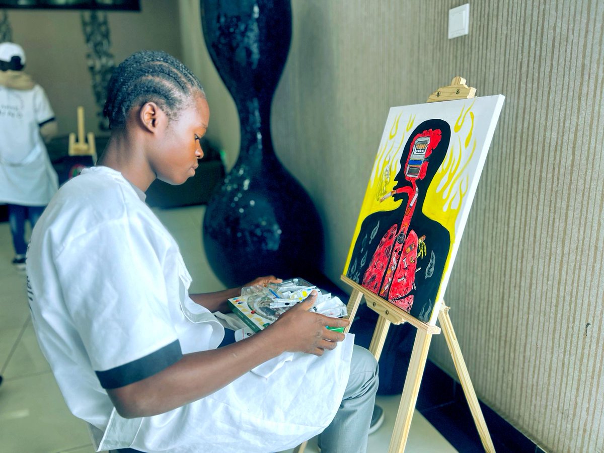 #WHO joined the 10th #INALUD Writing and Drawing Contest marking #WorldNoTobaccoDay.

🎙️“Behind sweet flavors lie real dangers.”

Let’s protect our children. Let’s Unmask the Attraction.
#WHOAngola #NoTobacco #ProtectYouth