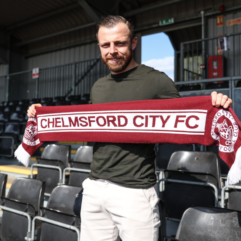 OfficialClarets's tweet photo. We are delighted to announce the signing of former Colchester United and Torquay United Midfielder Tom Lapslie.

#ClaretsTogether