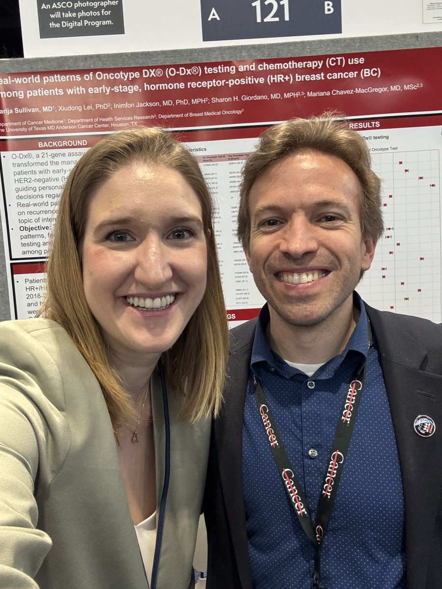 Ryan Denu, MD, PhD (@ryandenu) on Twitter photo So proud of co-fellow <a href="/marijasullivan/">Marija Sullivan, MD</a> on a great presentation on real world implementation of Oncotype results. <a href="/MDAndersonNews/">MD Anderson Cancer Center</a> #ASCO25 #endcancer So proud of co-fellow <a href="/marijasullivan/">Marija Sullivan, MD</a> on a great presentation on real world implementation of Oncotype results. <a href="/MDAndersonNews/">MD Anderson Cancer Center</a> #ASCO25 #endcancer